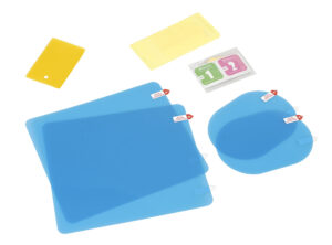 Clear-View, set 4 pellicole adesive con nano-tecnologia idrofobica - L - 150x100 mm