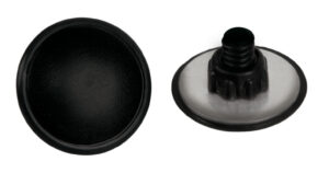 Coppia borchie copriforo in ABS - &Oslash; 22 mm