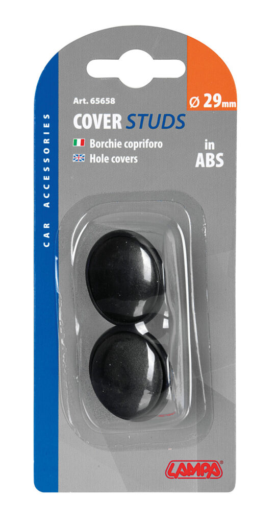 Coppia borchie copriforo in ABS - Ø 29 mm