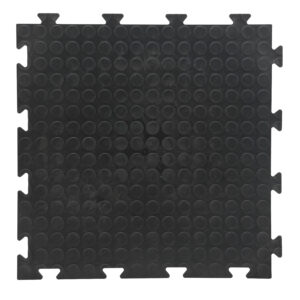 Piastrella in pvc - Nero - Confezione da 10 pezzi