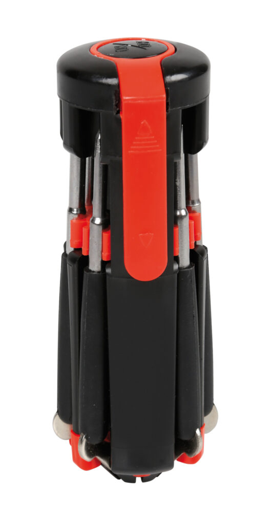 Multi-Use 8 in 1, set giraviti con torcia a Led - Sfuso 1 pz