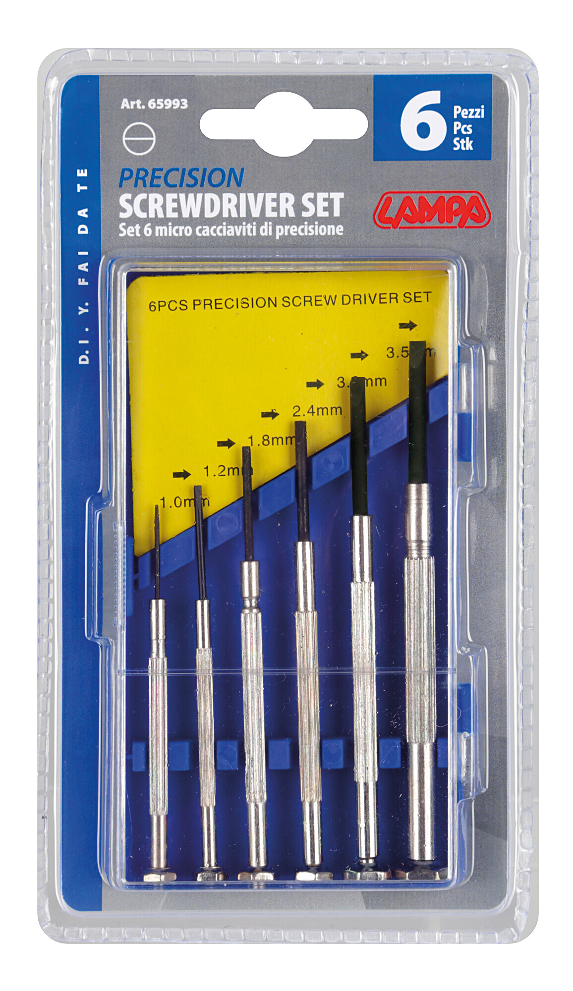 Set 6 microcacciaviti ad intaglio - immagine 2