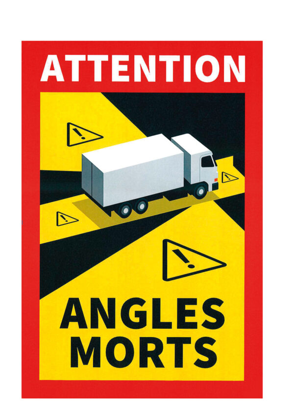 Contrassegno magnetico angoli morti, 1 pz - Camion