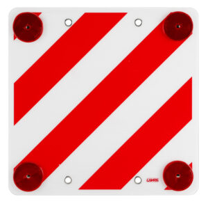 Pannello di segnalazione carico sporgente - Polietilene - Catarifrangenti omologati