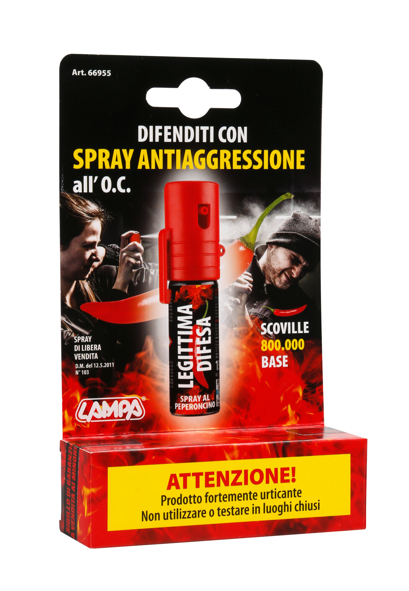 Spray antiaggressione al peperoncino 15 ml - D/Blister 1 pz - immagine 2