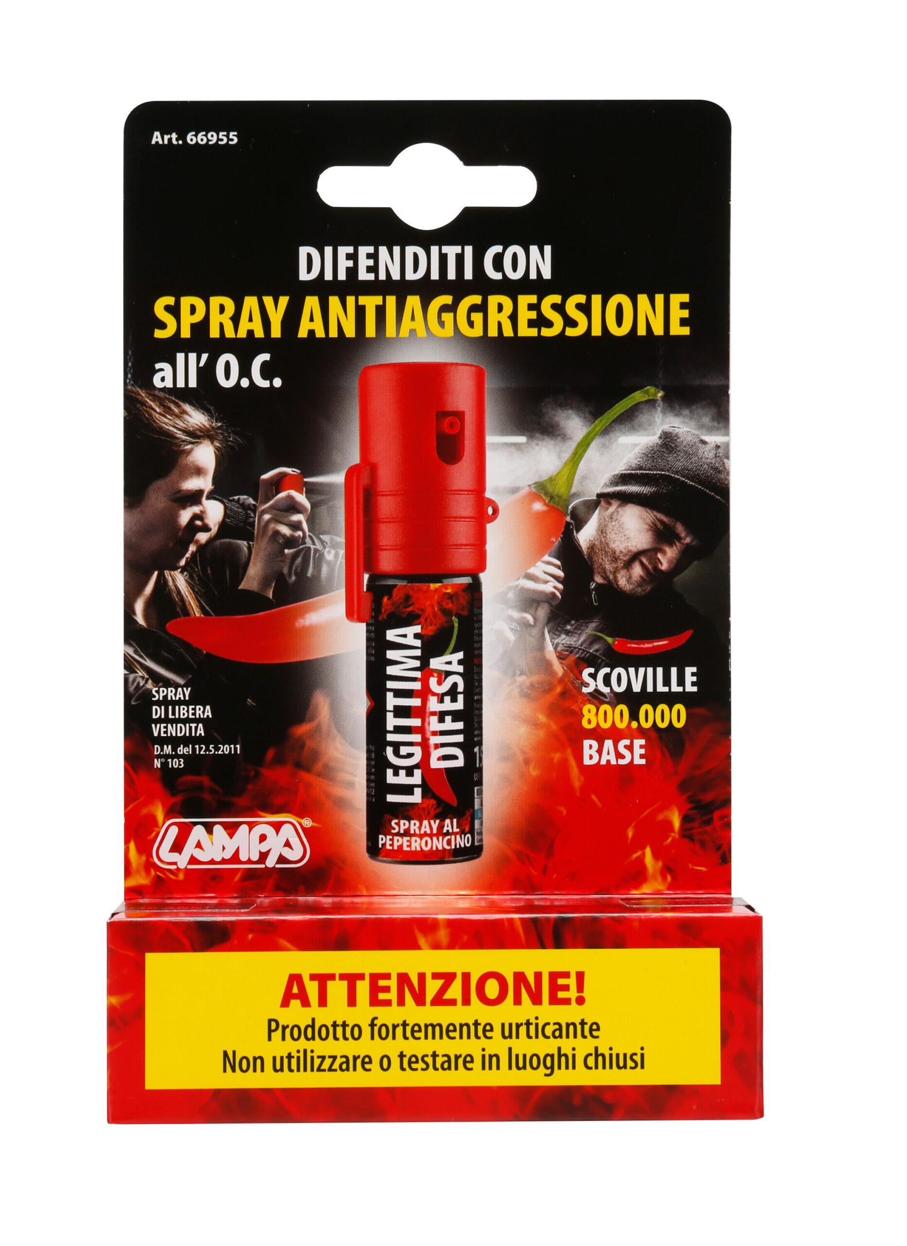 Spray antiaggressione al peperoncino 15 ml - D/Blister 1 pz - immagine 3