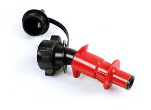 Travasatore con sistema di protezione per taniche