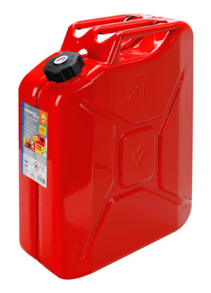 Premium, tanica carburante in metallo - 20 L - Rosso