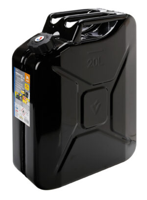 Premium, tanica carburante in metallo - 20 L - Nero