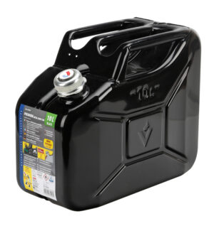 Premium, tanica carburante in metallo - 10 L - Nero