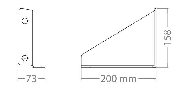 Set 2 staffe di fissaggio per serbatoio acqua 18 L - immagine 3