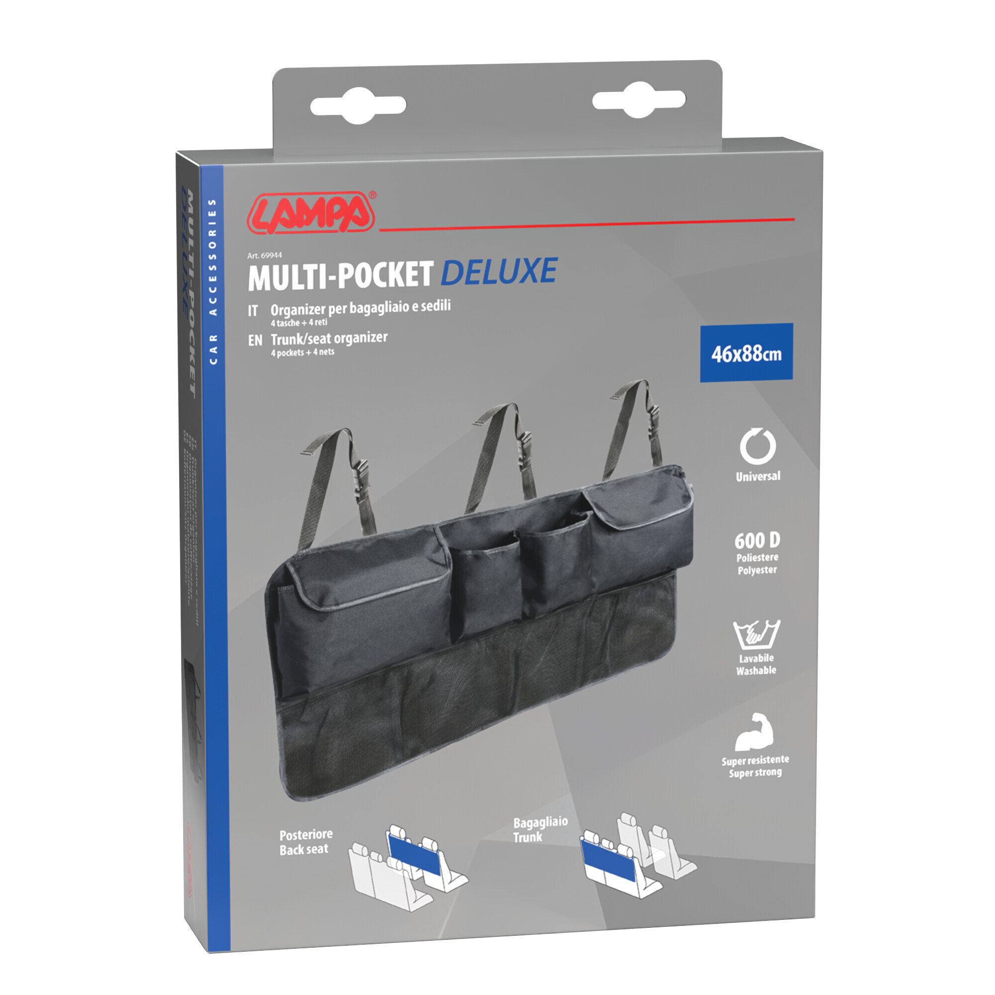 Multi-Pocket DeLuxe, organizer bagagliaio/sedile - immagine 2