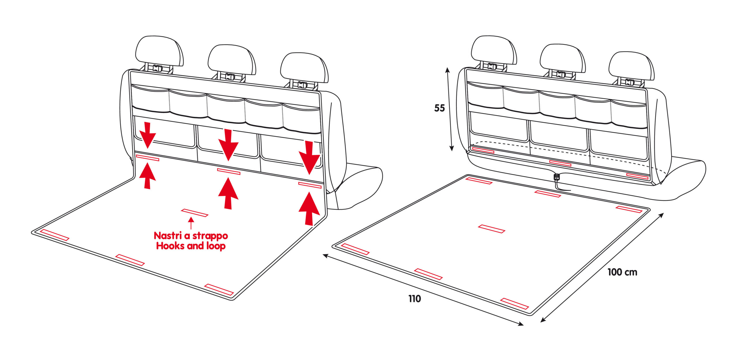 Organizer baule con tappeto di protezione - immagine 9