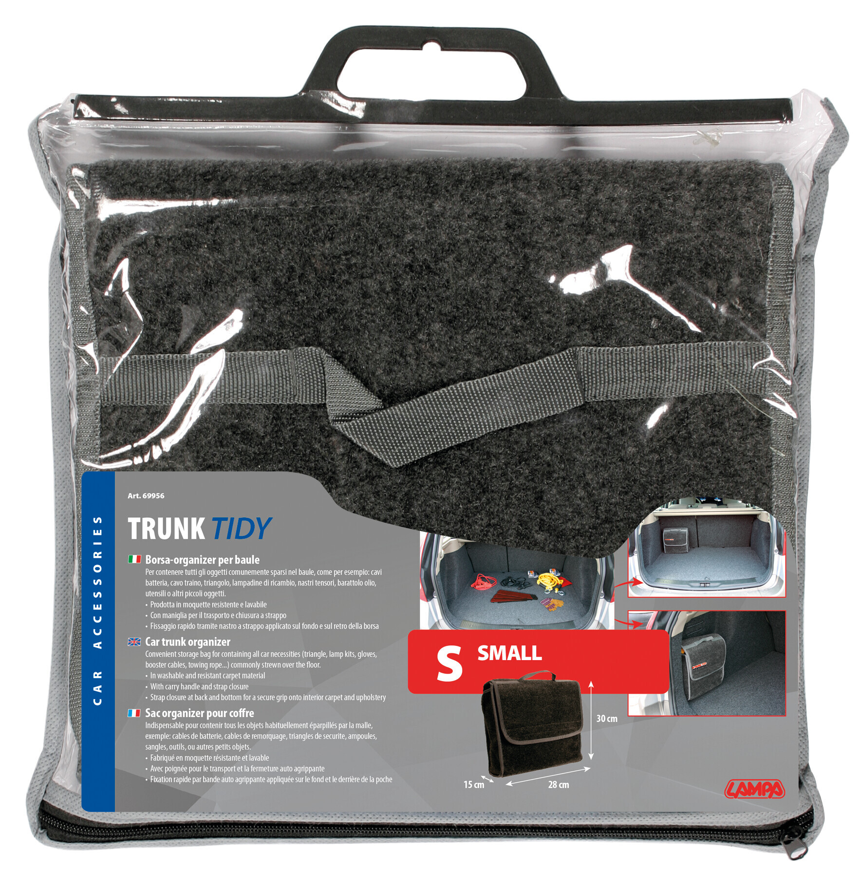 Trunk-Tidy, borsa organizer per baule - S - immagine 2