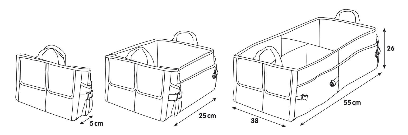 Organizer Deluxe per baule - L - immagine 13