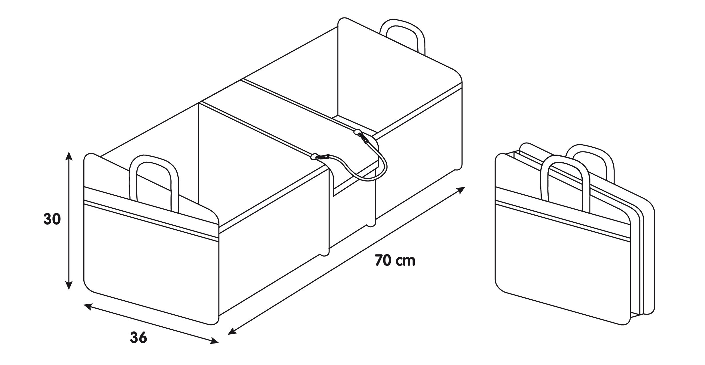 Organizer Deluxe per baule - XL - immagine 12