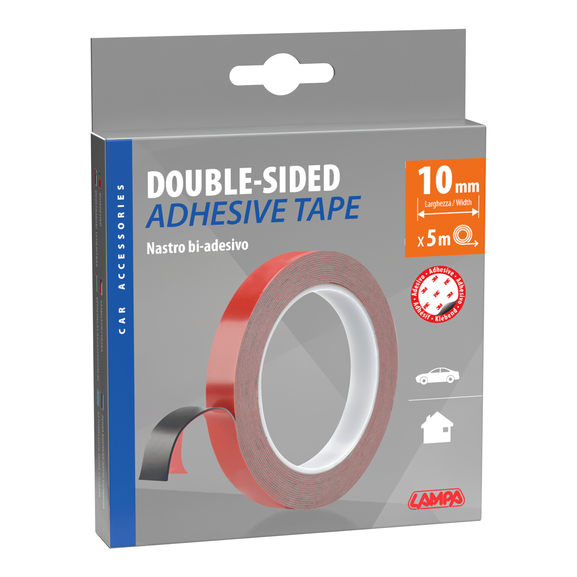 Nastro Biadesivo Speciale - 10 mm x 5 m 2 Nastro Biadesivo Speciale - 10 mm x 5 m - immagine 2