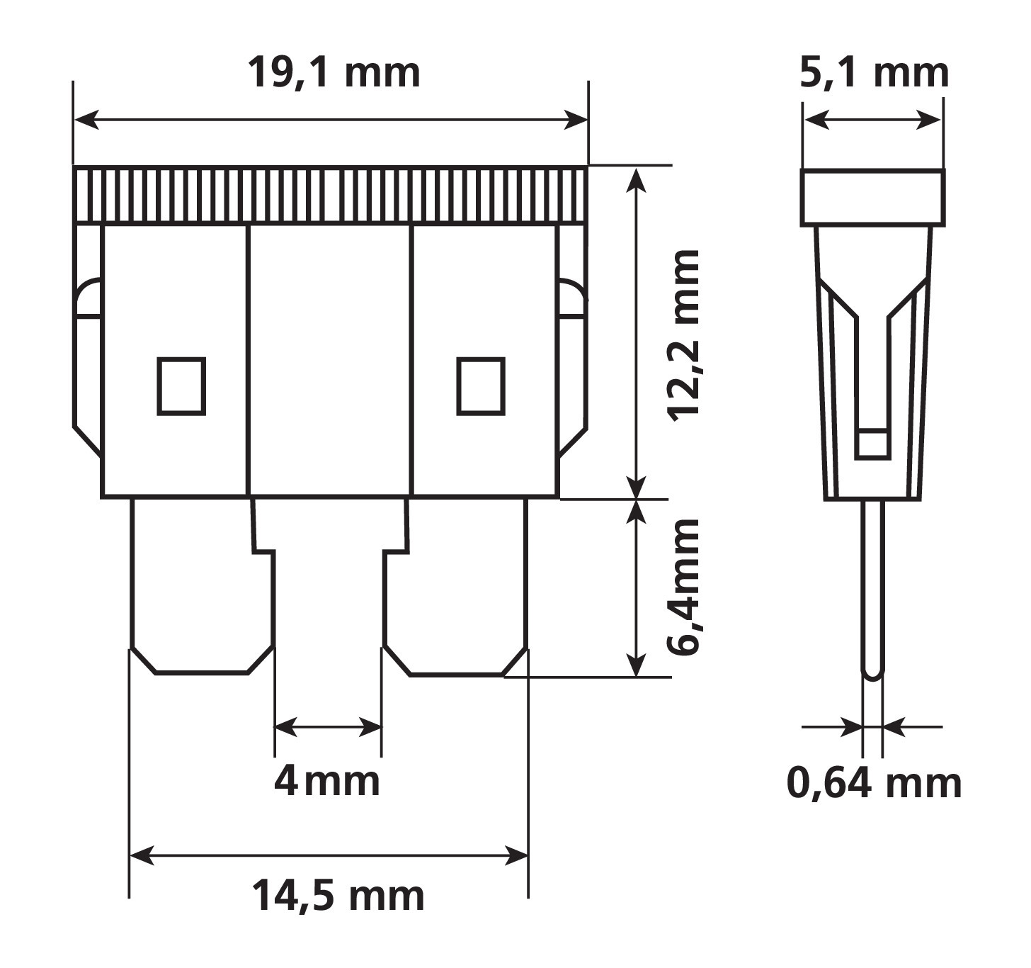 Set 80 fusibili lamellari assortiti, 12/32V - immagine 6