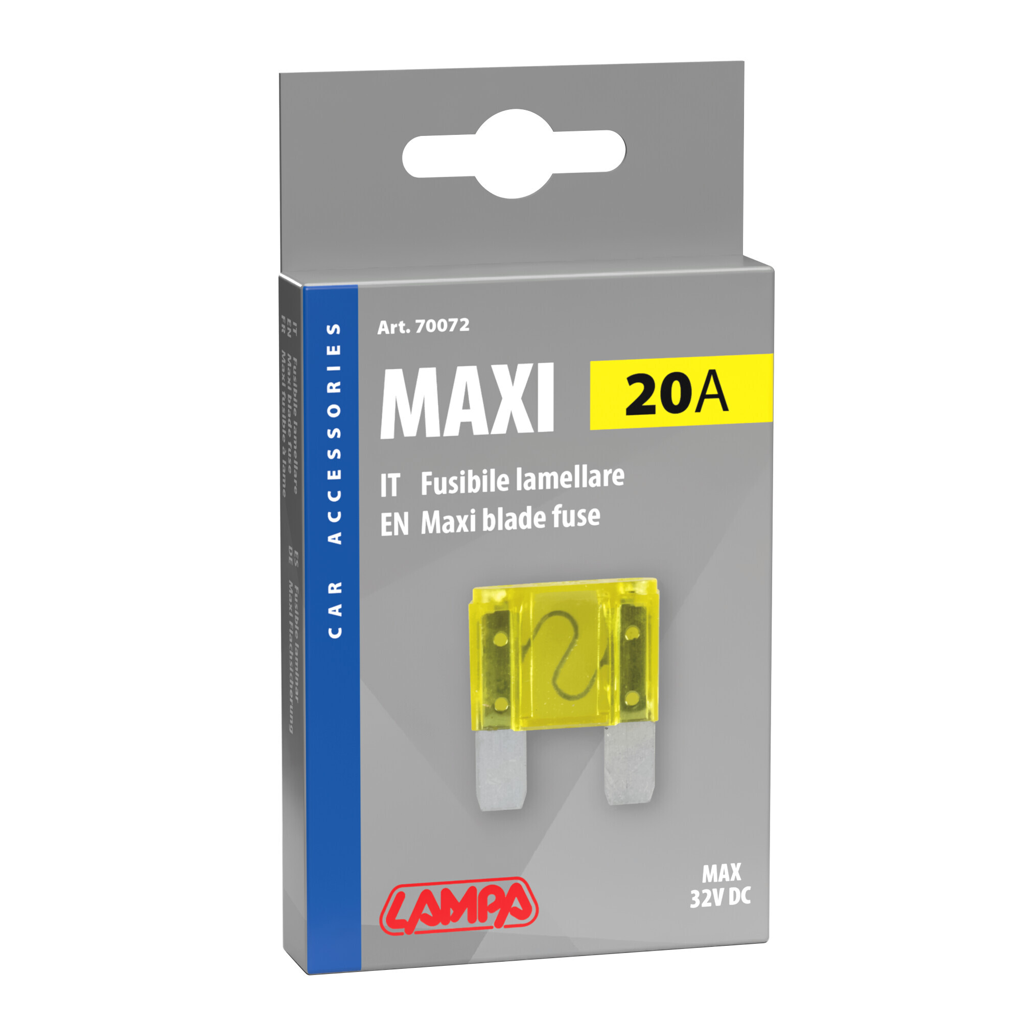 Fusibile lamellare Maxi, 12/32V - 20A - immagine 2