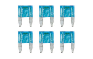 Smart Led, set 6 micro-fusibili lamellari con spia a led, 12/32V - 15A