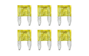 Smart Led, set 6 micro-fusibili lamellari con spia a led, 12/32V - 20A