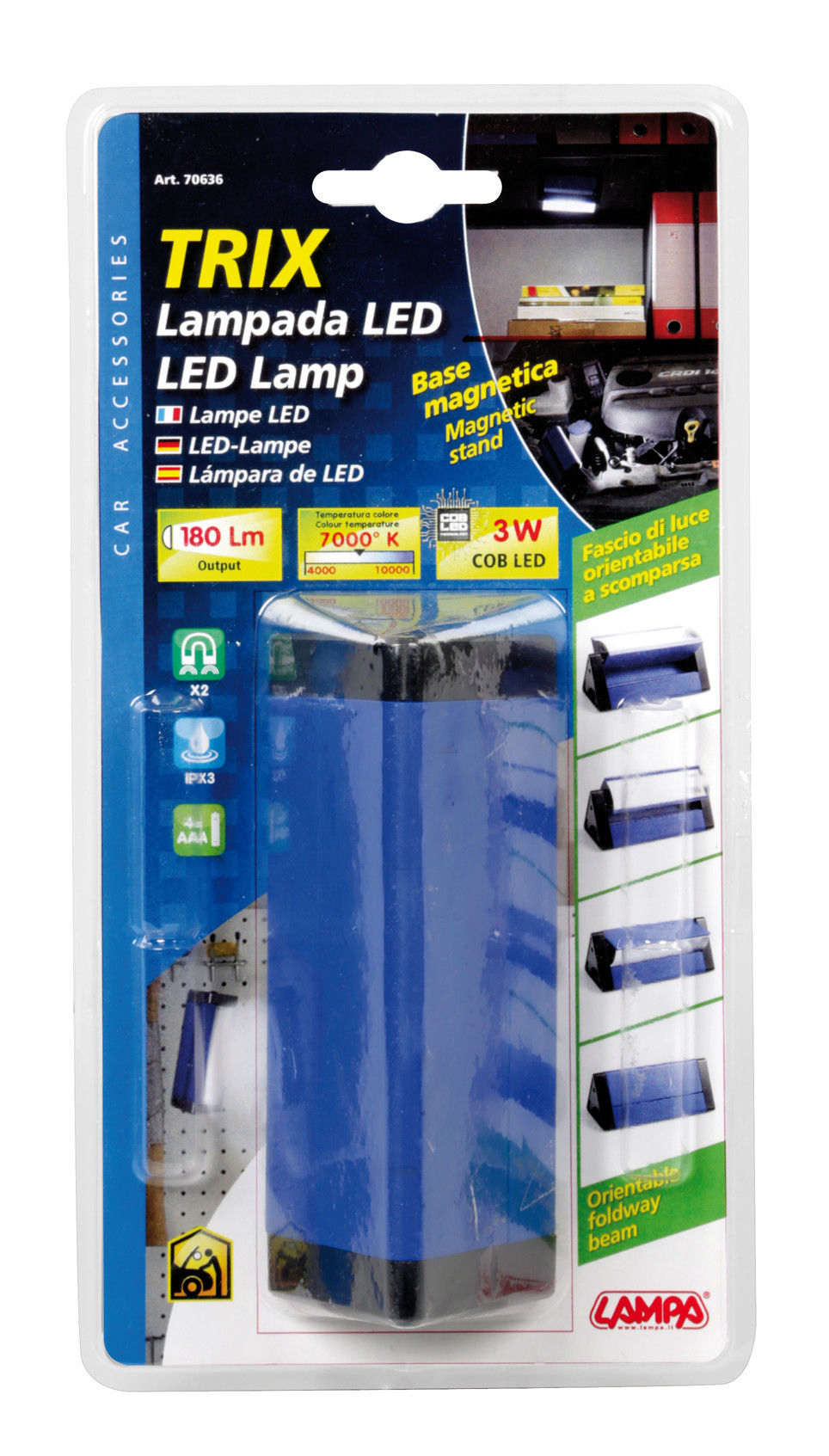 Trix, lampada ispezione a Led orientabile - immagine 4