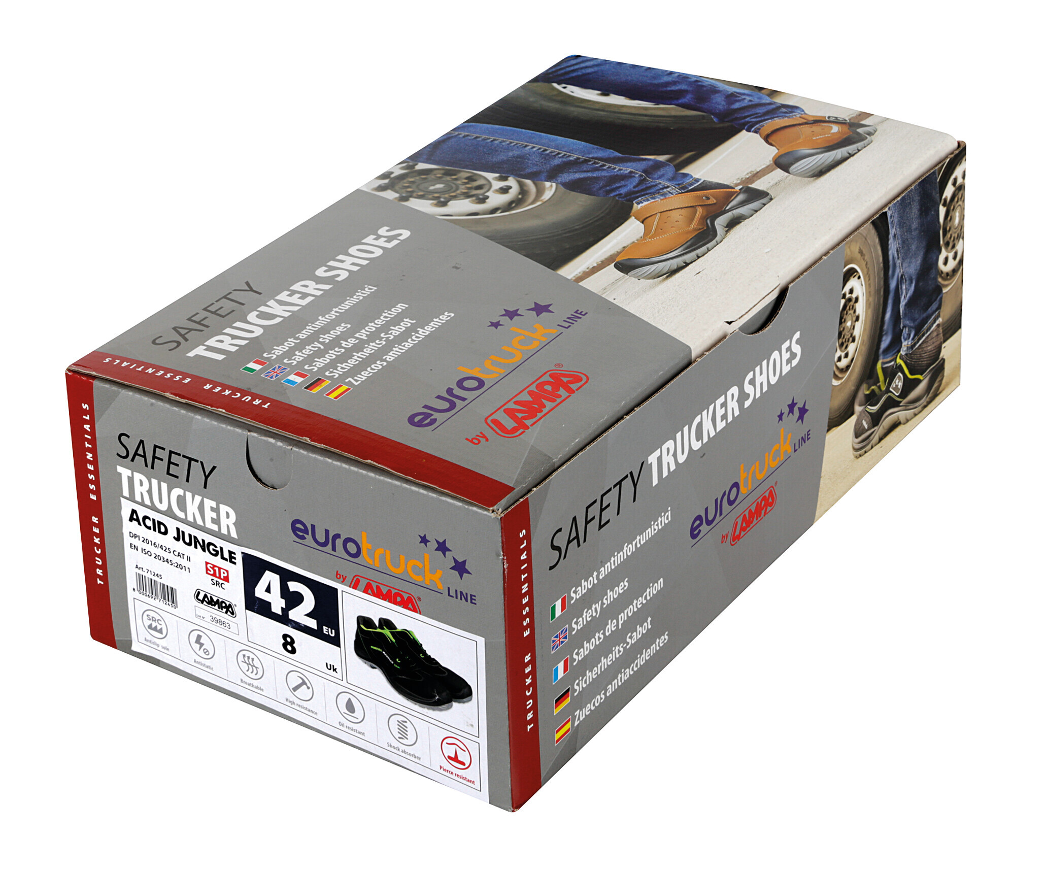 Acid Jungle, scarpe antinfortunistiche - EU 39 - UK 6 - immagine 8