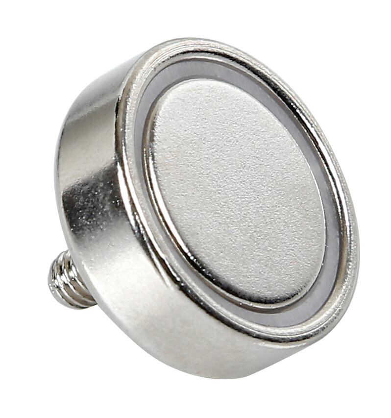 Magnet M4, magnete con gambo filettato M4 - Confezione da 3 pezzi