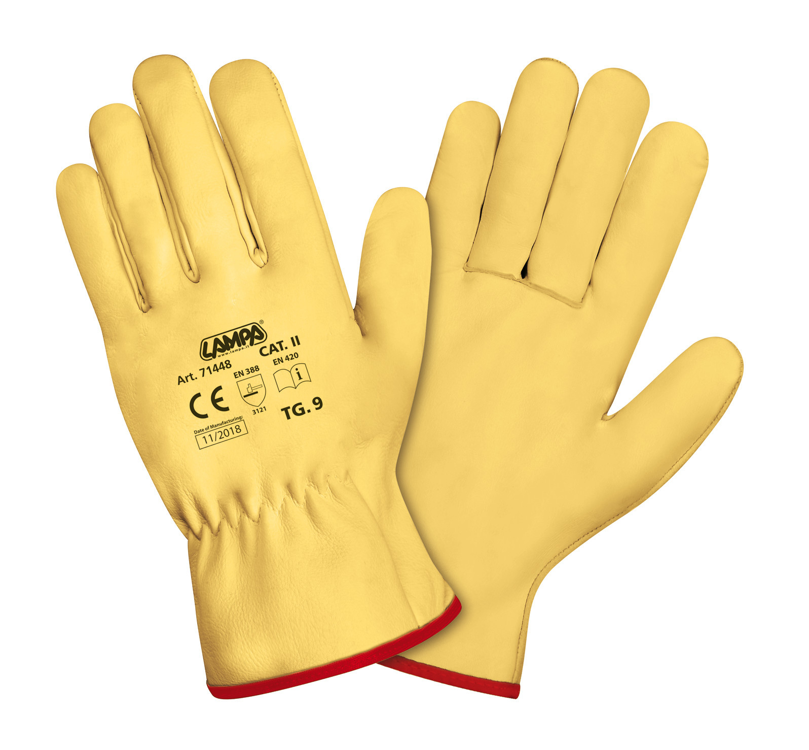 Guanti in pelle fiore di vitello - 9