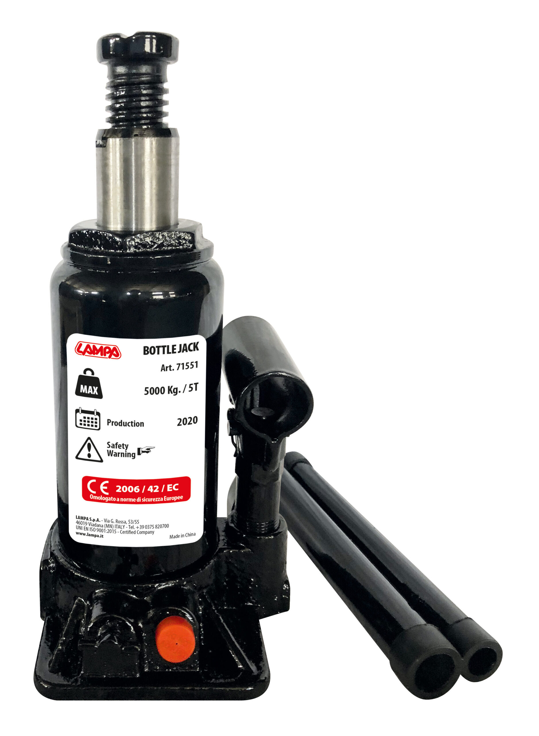 Cric idraulico - 5.000 kg - immagine 2