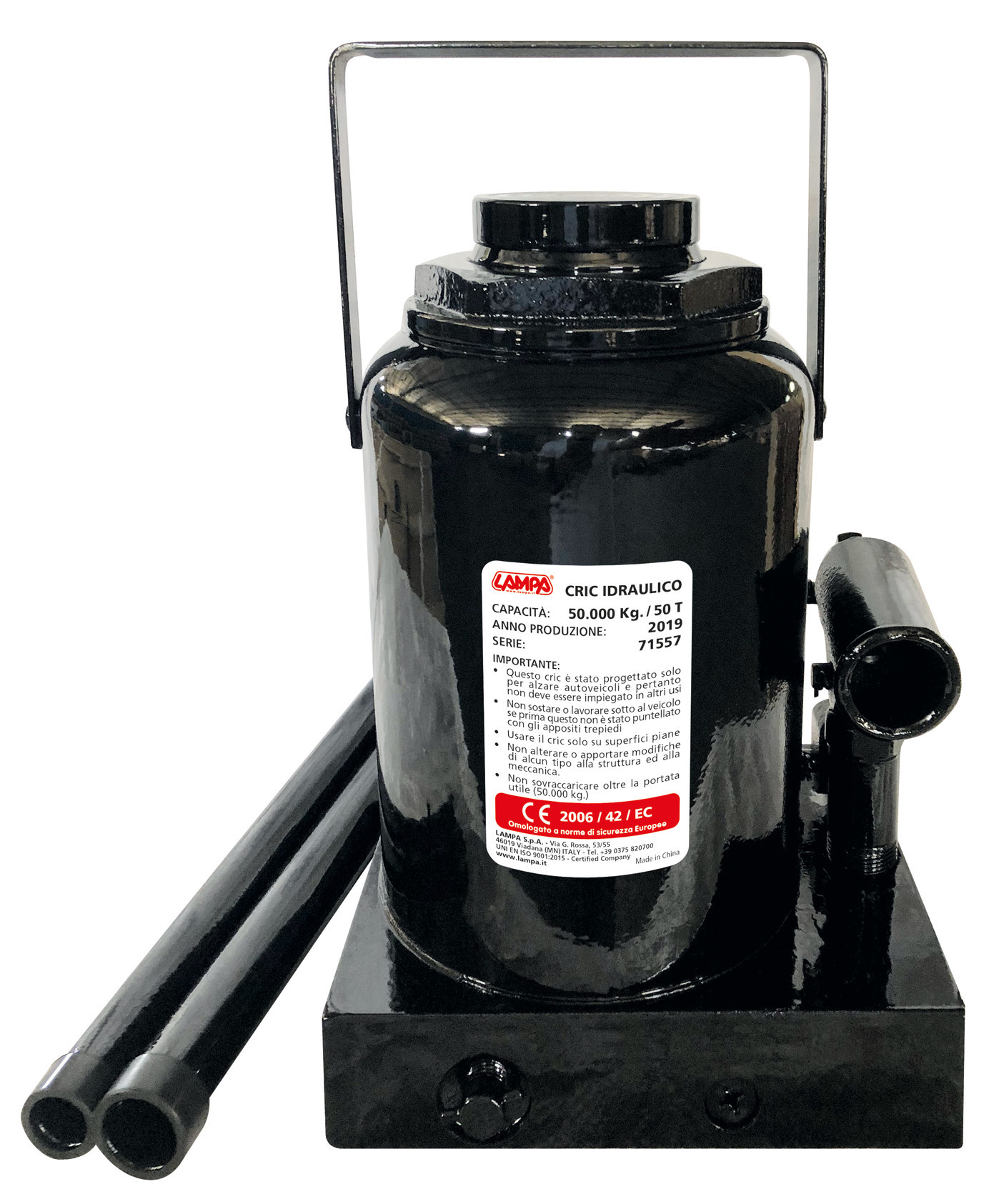 Cric idraulico - 50.000 kg