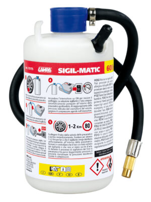 Sigil-Matic, kit liquido sigillante per pneumatici, 600 ml