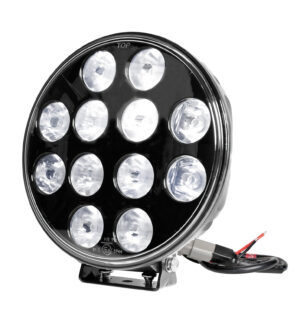 Orion, proiettore supplementare a 12 Led - 12/24V - Ø 215 mm - Nero