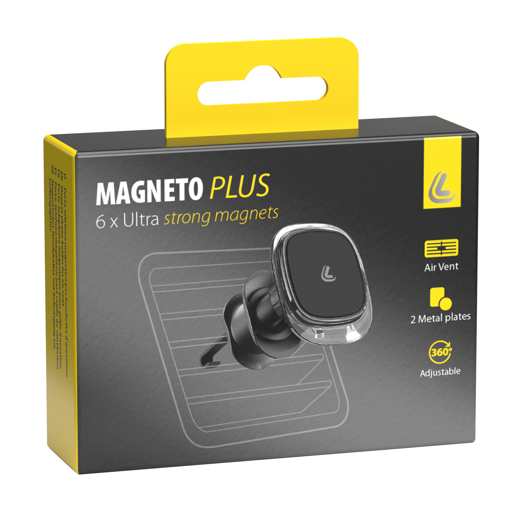Magneto Plus, porta telefono magnetico a clip - immagine 4