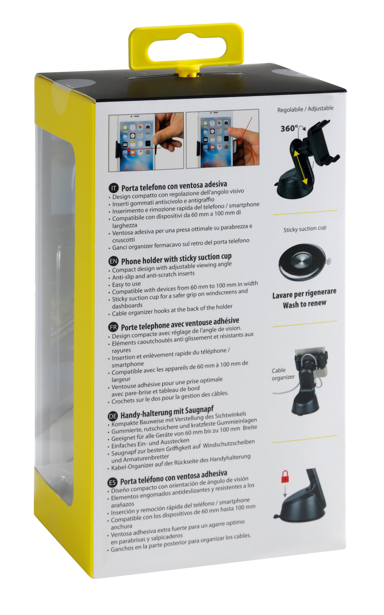 Snap Elevator, porta telefono con ventosa adesiva - immagine 8