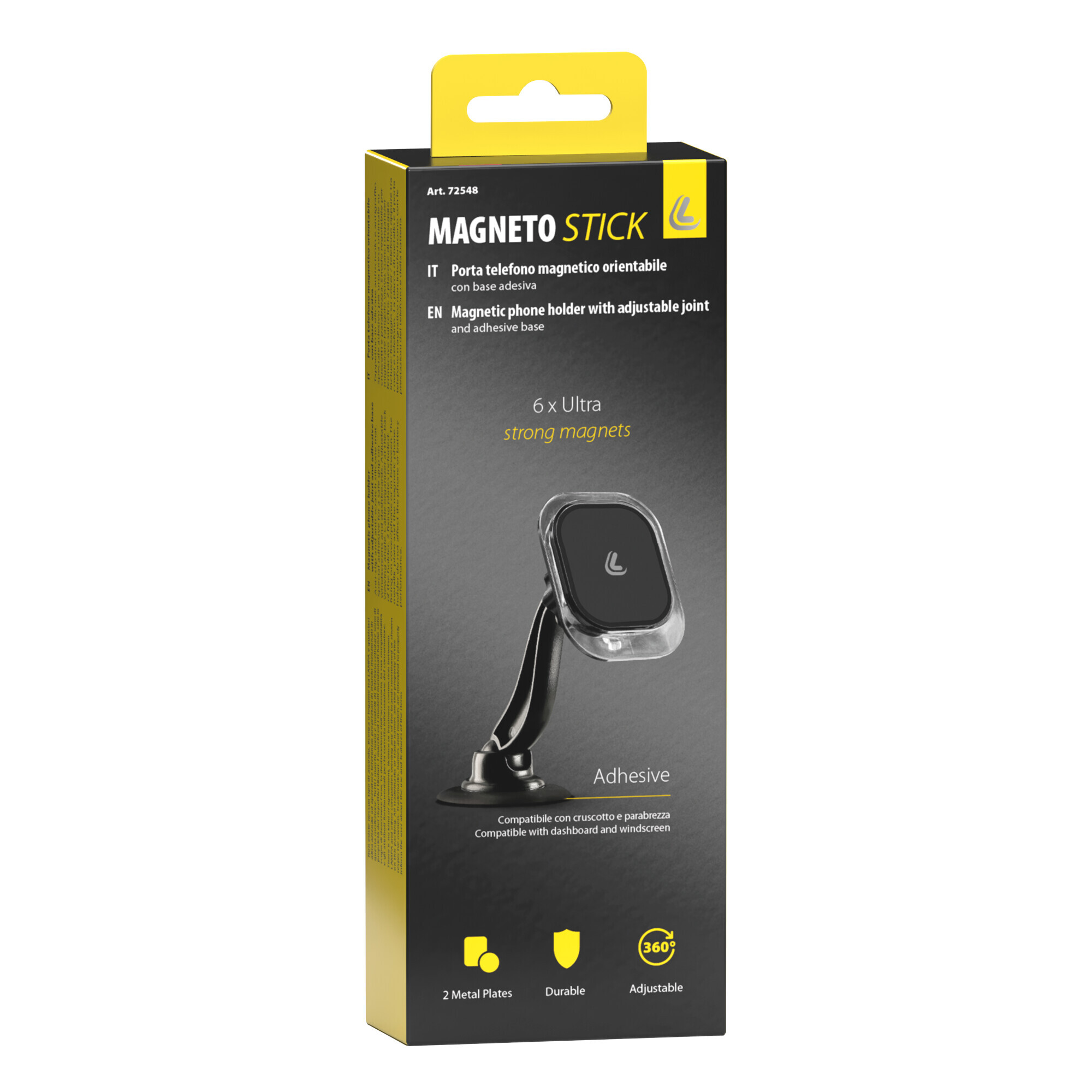 Magneto Stick, porta telefono magnetico con base adesiva - immagine 2
