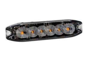 Luce di segnalazione multifunzione a 6 Led, 9/32V - Arancio