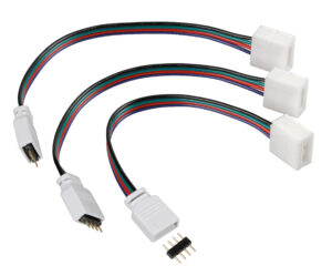 Connect-3, Connettori centralina per strisce a Led RGB, set 3 pz