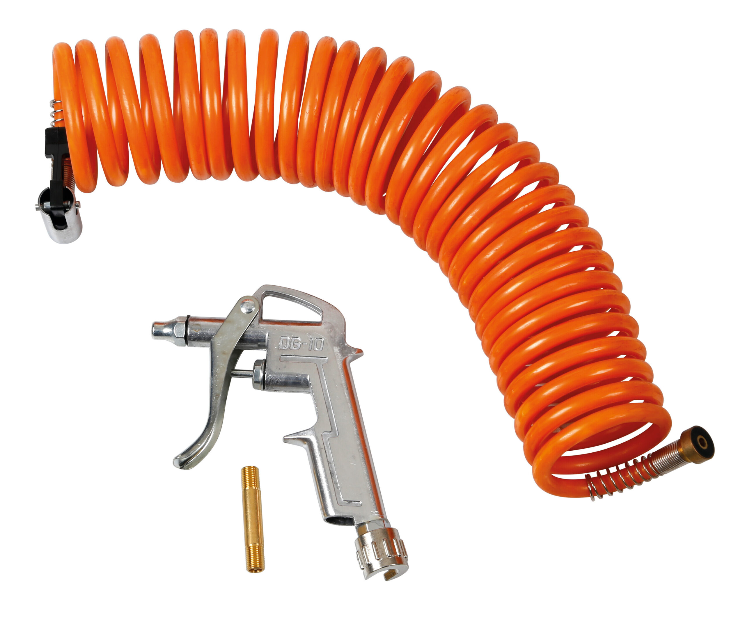 Air-Kit, Tubo a spirale 5 m + pistola aria compressa