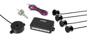 Buzzer F4, kit 4 sensori parcheggio anteriori, 12V