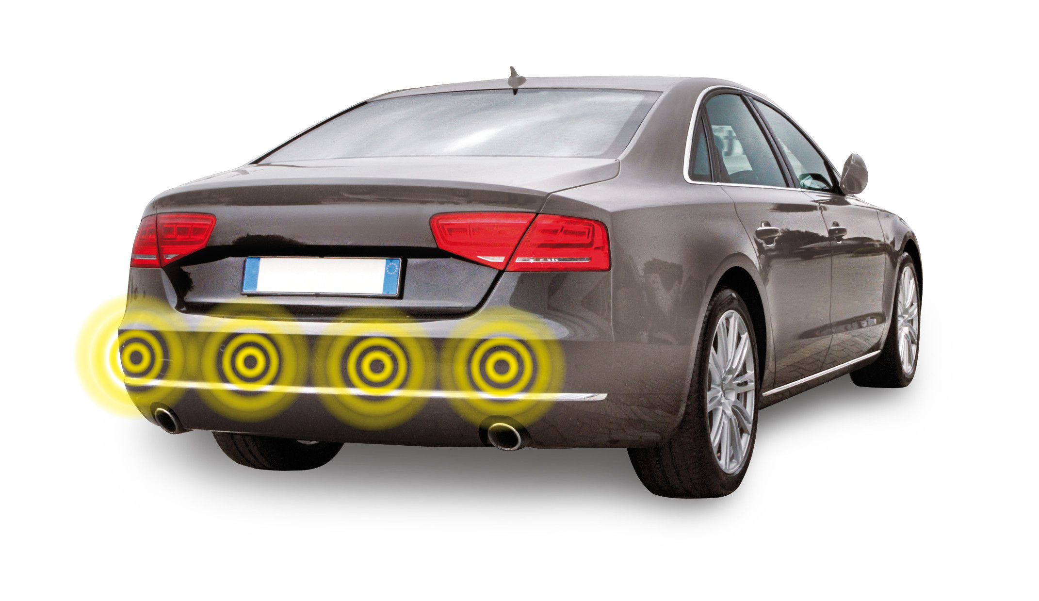 Setay S4, kit 4 sensori parcheggio con display digitale, 12V - immagine 4