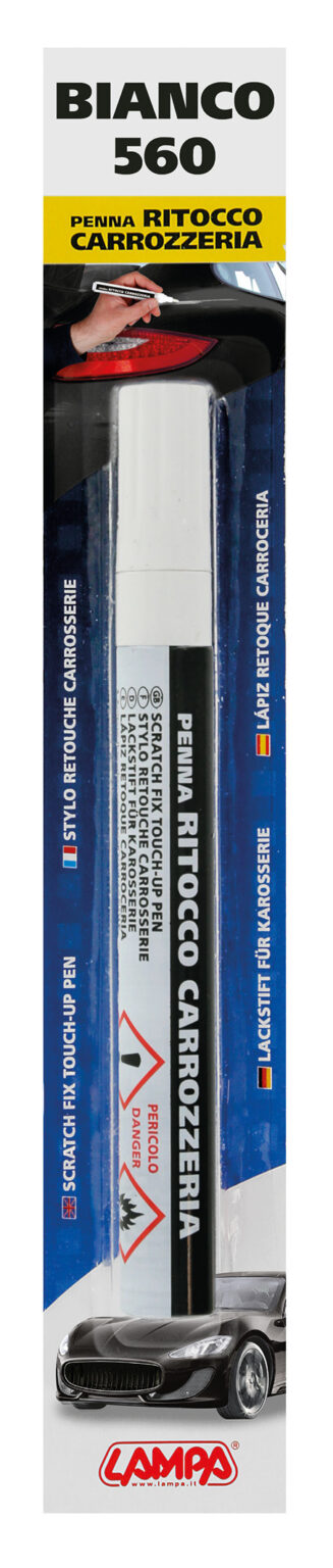 Penna ritocco carrozzeria - Bianco - 560
