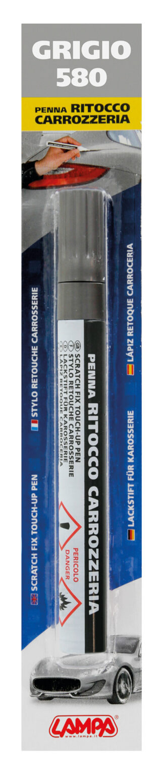 Penna ritocco carrozzeria - Grigio - 580