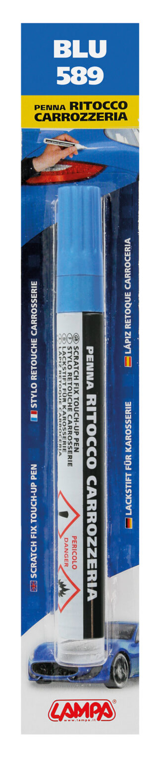 Penna ritocco carrozzeria - Blu - 589