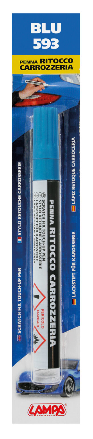 Penna ritocco carrozzeria - Blu - 593
