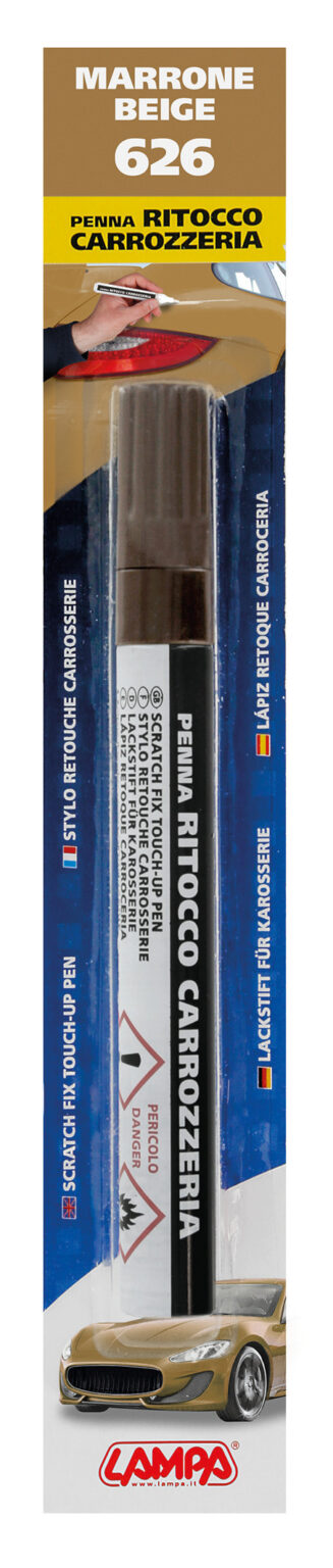 Penna ritocco carrozzeria - Marrone - 626