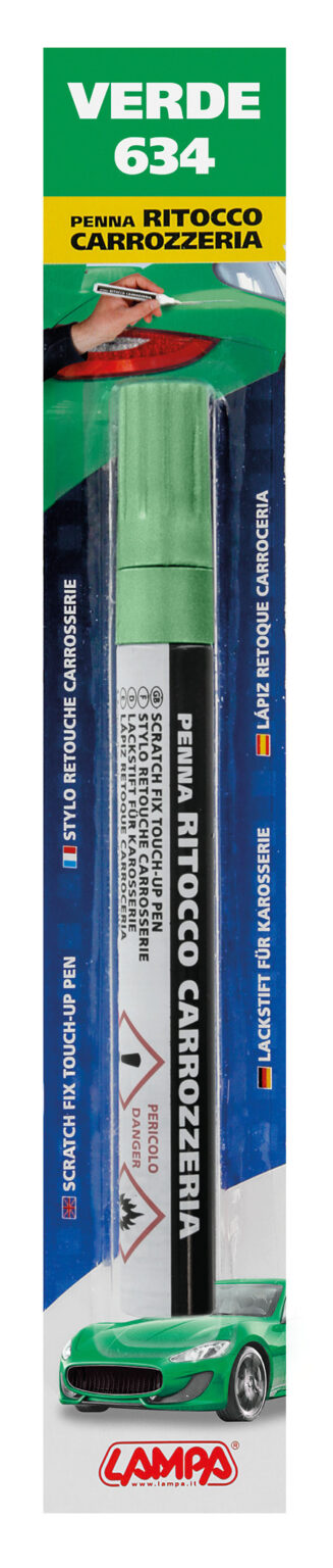 Penna ritocco carrozzeria - Verde - 634