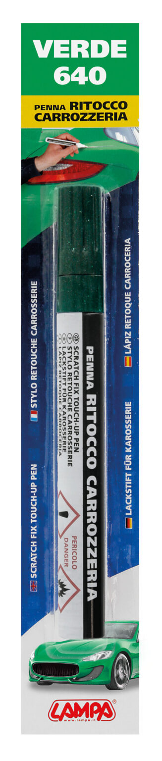 Penna ritocco carrozzeria - Verde - 640