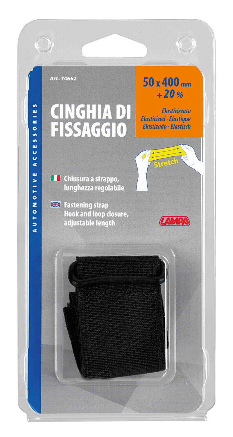 Cinghia elasticizzata di fissaggio - 50x400 mm (+20%) 3 Cinghia elasticizzata di fissaggio - 50x400 mm (+20%) - immagine 3