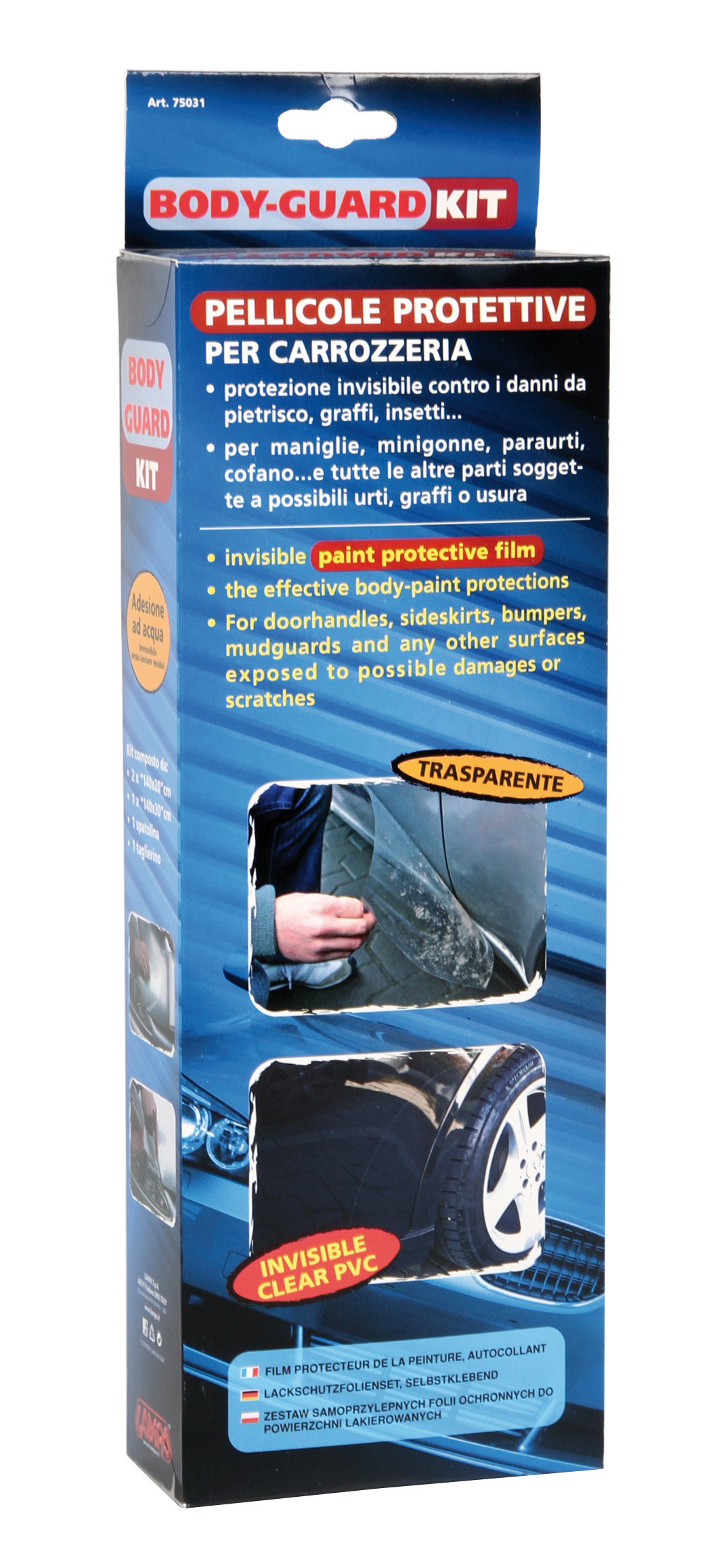 Body-Guard Kit, pellicole protettive trasparenti - immagine 2